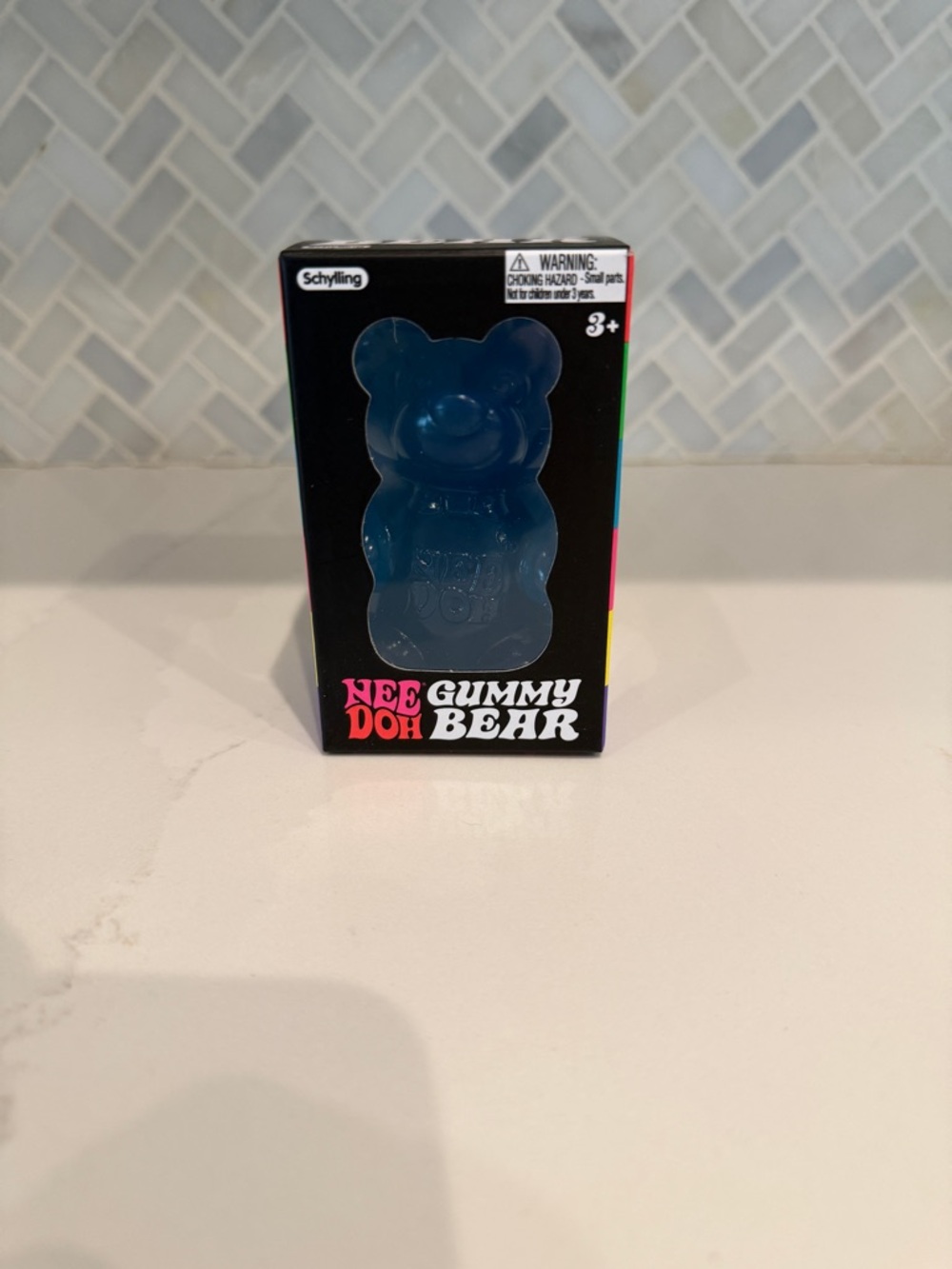 Nee Doh Gummy Bear Kids Toy - Blue